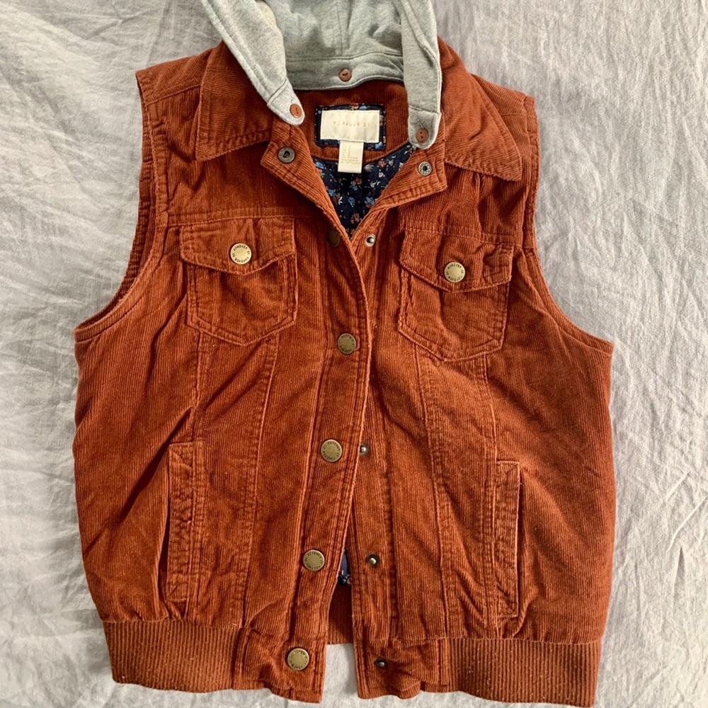 Forever 21 Corduroy Vest